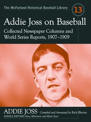 cover image of Addie Joss on Baseball